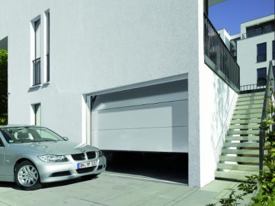 Acheter une porte de garage sectionnelle gris 7016