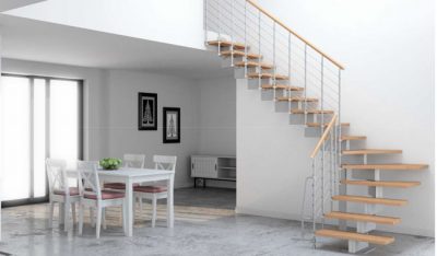 escalier quart tournant modulaire