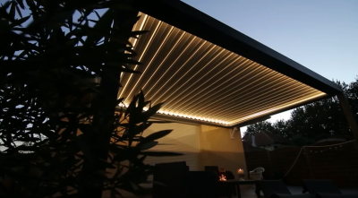 pergola à lames orientables