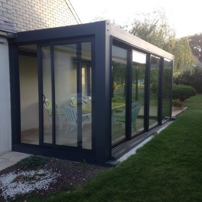 fermer une pergola Orion Menuiseries