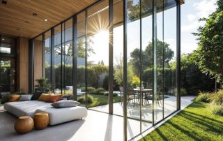 Comment bien choisir sa baie vitrée plein sud et éviter la surchauffe en été ?