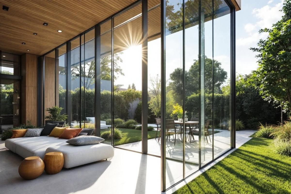 Comment bien choisir sa baie vitrée plein sud et éviter la surchauffe en été ?