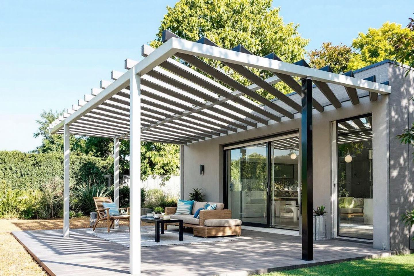 Pergola bioclimatique à lames orientables ou rétractables : bien choisir
