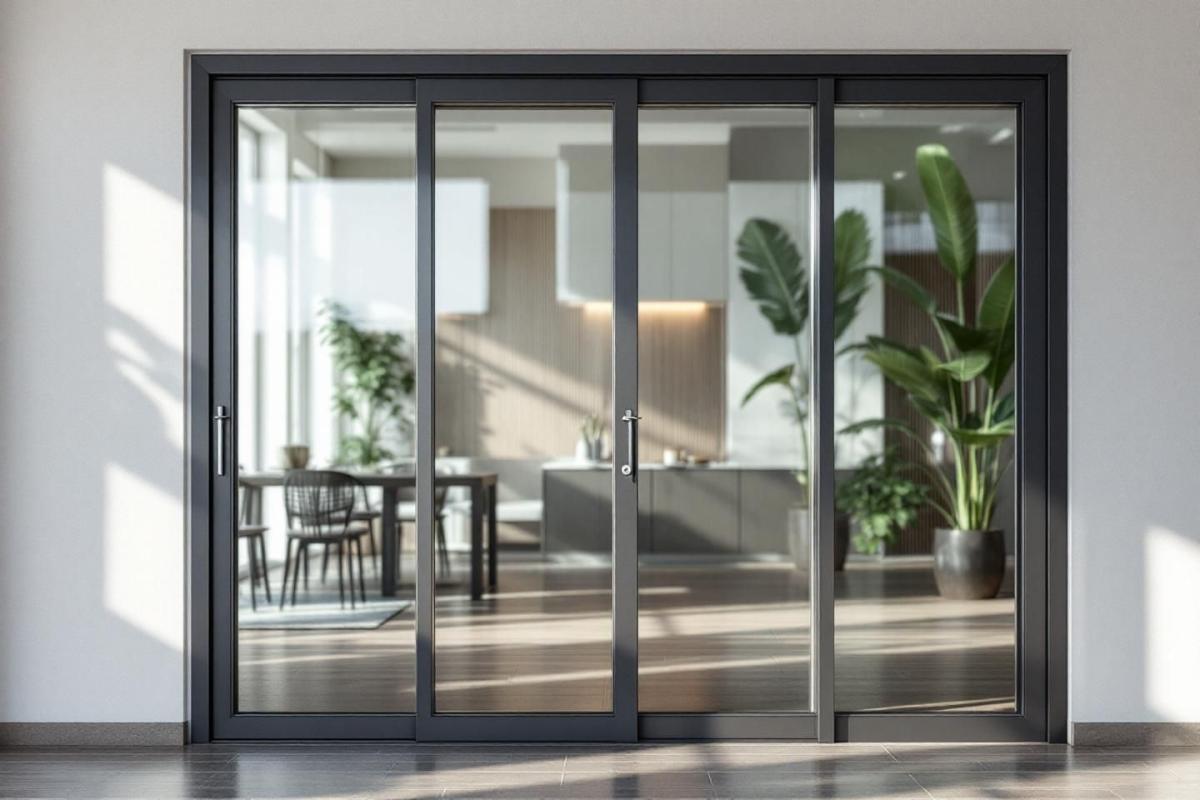 Prix d’une baie vitrée en aluminium au m² : tarif moyen et coût de pose