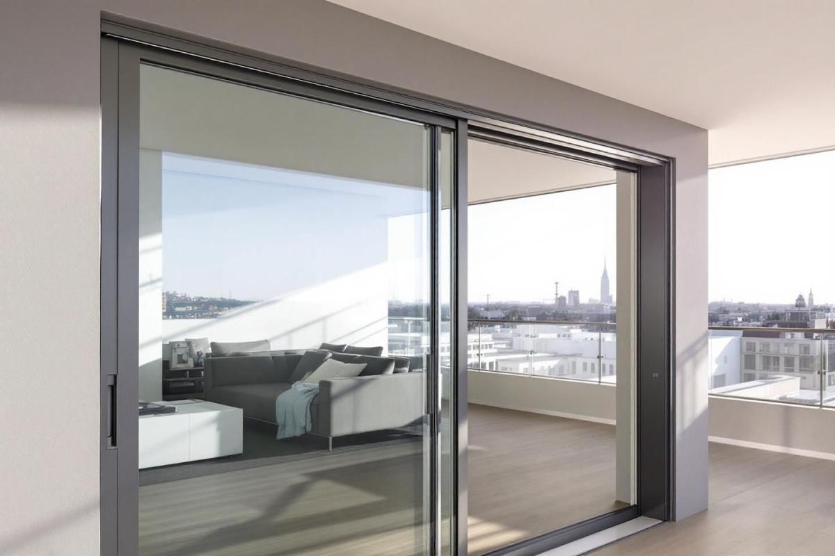 Baie coulissante sur mesure : résistance au vent et performance