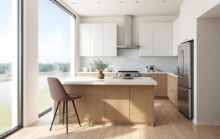 Baie vitrée sur mesure pour cuisine : guide complet pour lumière et ouverture optimales
