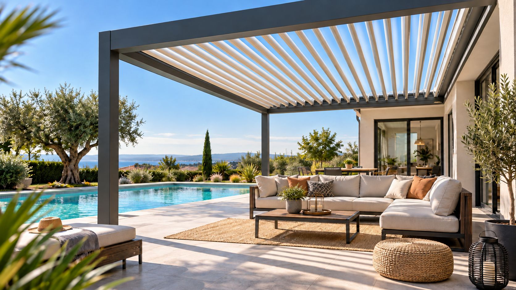 Pergola brise-soleil orientable : fonctionnement et avantages