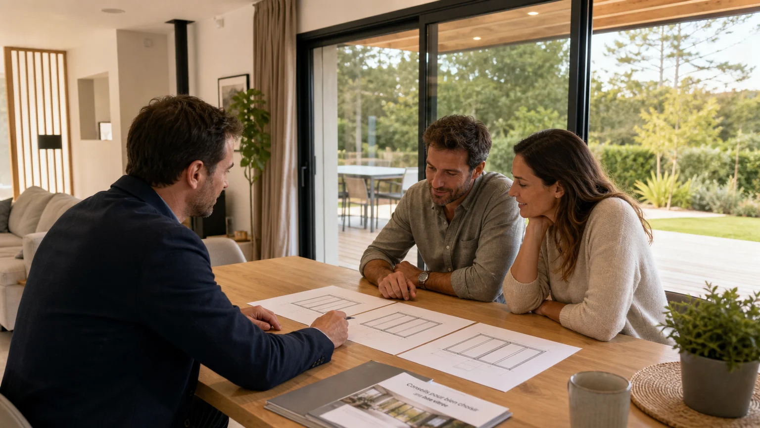 Choix de la configuration d'une baie vitrée coulissante aluminium dans une maison