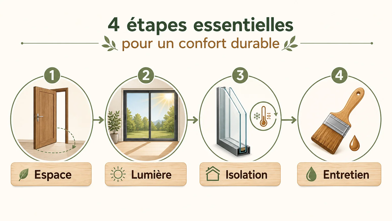 Checklist pour choisir entre une baie vitrée et une porte-fenêtre en bois