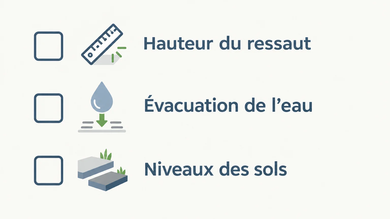 Checklist des trois points à contrôler avant de choisir un seuil de baie vitrée