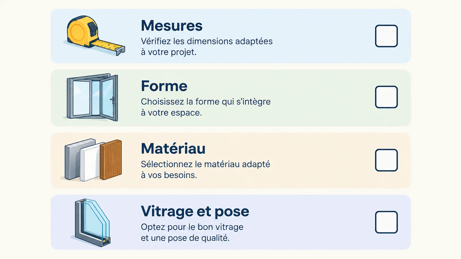 Checklist des informations à réunir pour demander un chiffrage