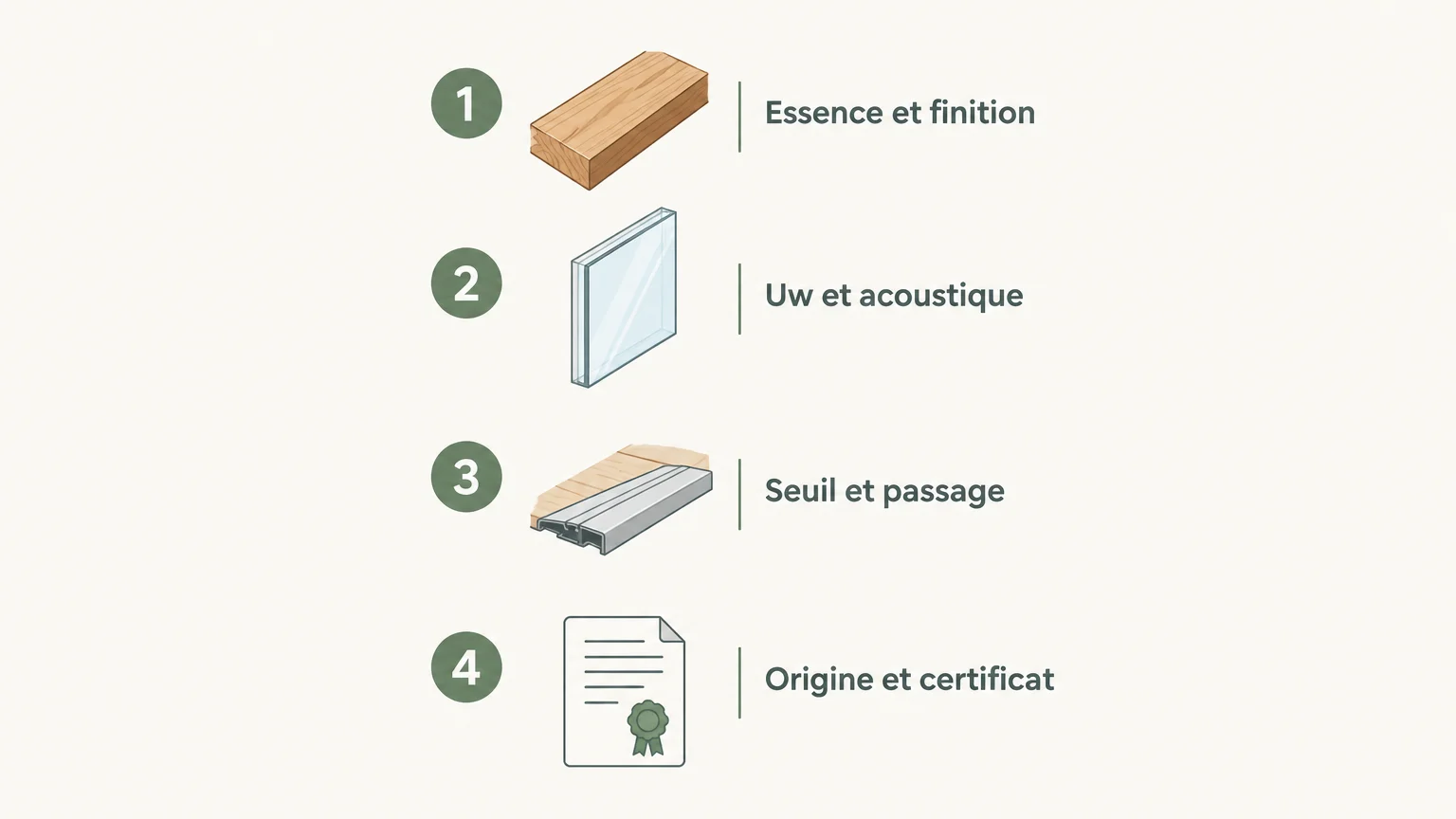 Quatre vérifications avant de choisir une baie vitrée en bois